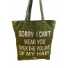 Tote Bag Akisha - Sorry Can't Hear You