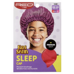 Kids Satin Sleep Cap Assorted Colored