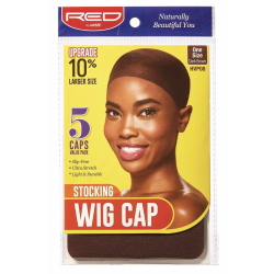 5 Stocking Wig Cap - Dark Brown