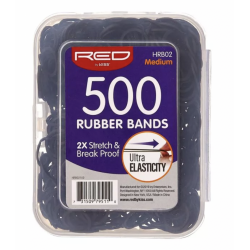 500 Rubber Bands - Black
