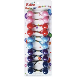 8 Hair Bobbles - Elastiques avec boules.
