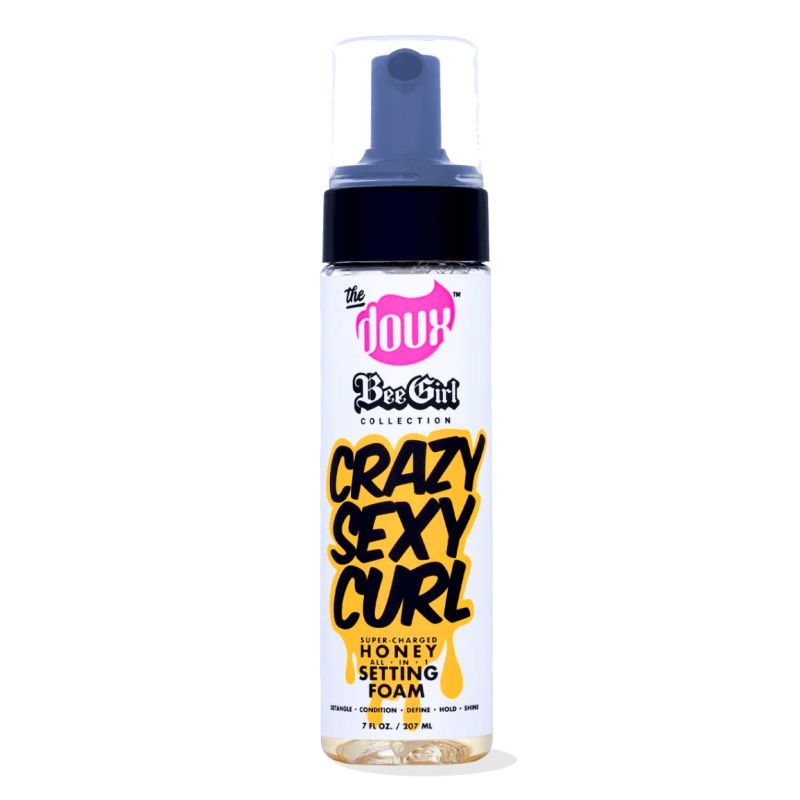 The Doux - Bee Girl - Crazy Sexy Curl - Mousse Bouclante au Miel - Super-Charged Honey Setting Foam