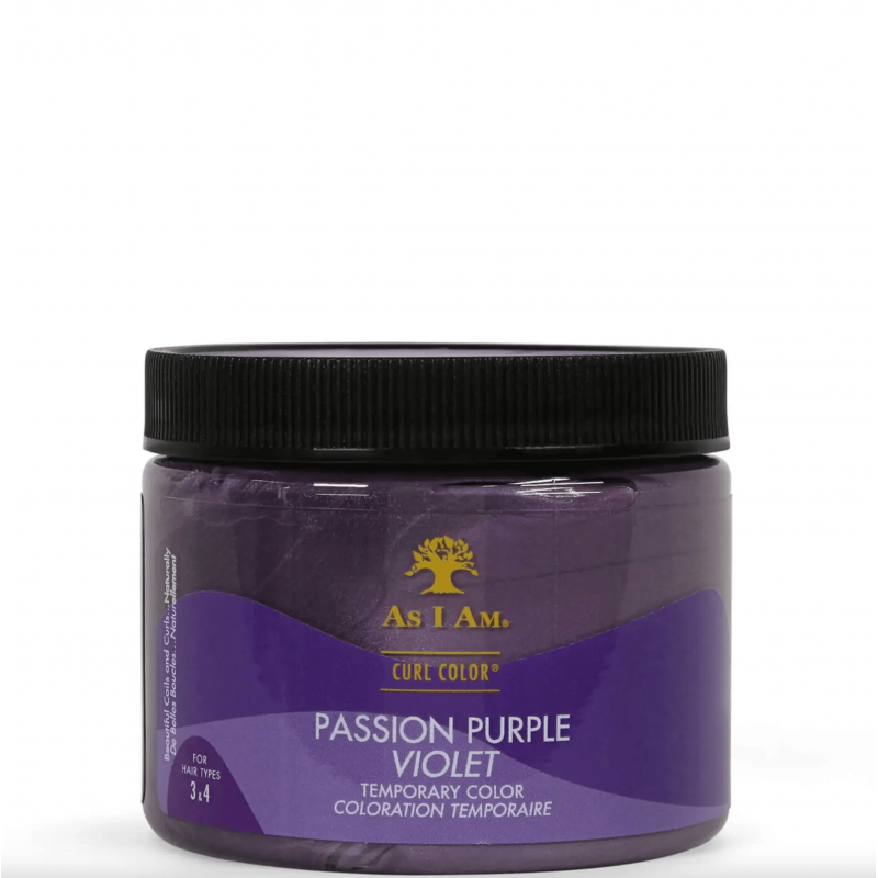 Coloration Temporaire - As I AM Curl Color Passion Purple - Violet - 182gr
