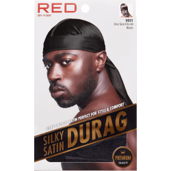 Silky Satin Durag - Black