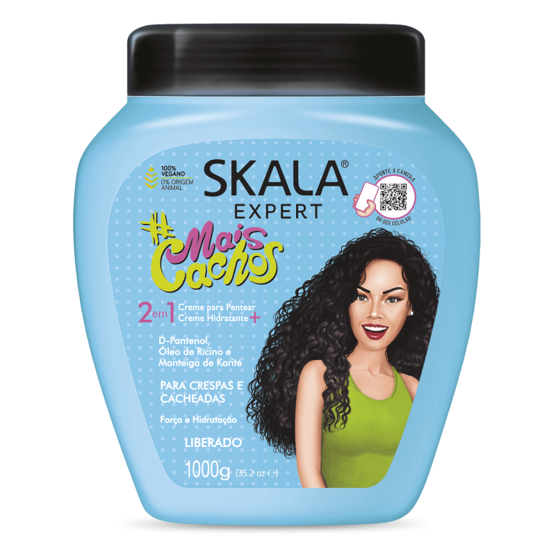 Skala Expert - Mais Cachos - Crème Bouclante 2en1 - (pot légèrement enfoncé, produit intact)