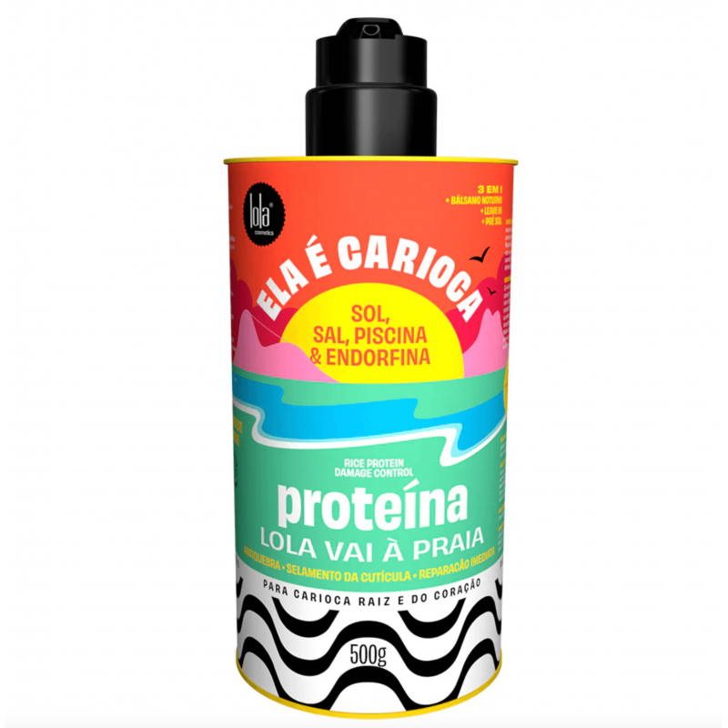 Ela É Carioca - Traitement Protéiné Reconstructeur - Protecteur Solaire- 500gr