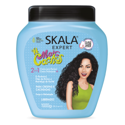 Skala Expert - Mais Cachos - Crème Bouclante 2en1 - 1 Kilo - Etiquette légerement décolée