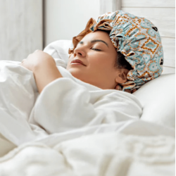 Bounce Curl - Bonnet de Nuit Reversible en Satin - Floral