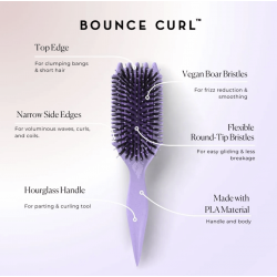 Bounce Curl - Volume EdgeLift Brush - Cheveux Frisés et Crépus - Violette