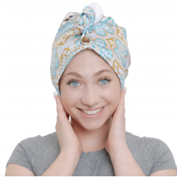 Bounce Curl - Turban bi-matière Pour le Plopping