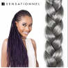 Mèches X-Pression Ultra Braid M 51 - Gris