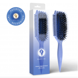 Bounce Curl - Volume EdgeLift Brush - Cheveux Frisés et Crépus - Bleue