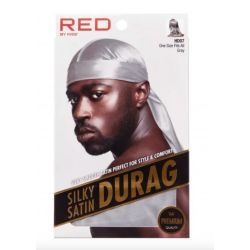 Premium Silky Satin Durag - Grey
