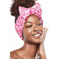 Bandeau Pink Leopard - Spa Head Band