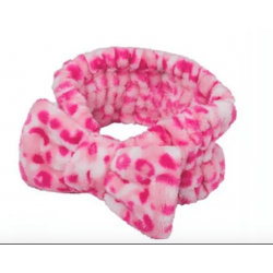 Bandeau Pink Leopard - Spa Head Band