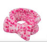 Bandeau Pink Leopard - Spa Head Band