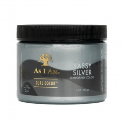 Coloration VEGAN Temporaire - As I AM Curl Color - Sassy Silver - 170gr