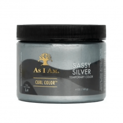 Coloration VEGAN Temporaire - As I AM Curl Color - Sassy Silver - 182gr