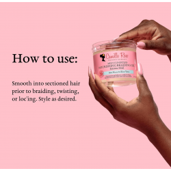 Camille Rose - Gel Nutritif de Coiffage - Fixation forte - Mint Condition Nourishing Braiding Gel