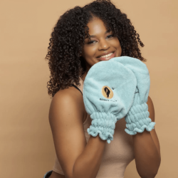 Bounce Curl - Gants Plopping en Microfibre - Hair Drying Mittens - TAN