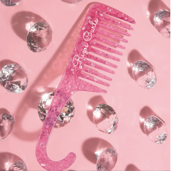 Rizos Curls – Peigne de Douche Rose avec Crochet