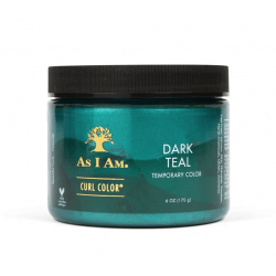 Coloration VEGAN Temporaire - As I AM Curl Color - Dark Teal - 170gr