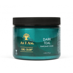 Coloration VEGAN Temporaire - As I AM Curl Color - Dark Teal - 182gr