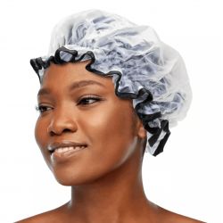 Bonnet de Douche Doublé Tissus - Cantu Shower Cap