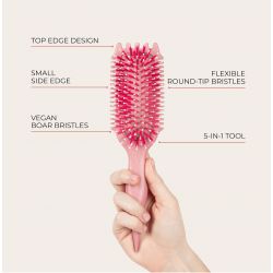 Bounce Curl - Volume EdgeLift Brush - Cheveux Frisés et Crépus - Framboise