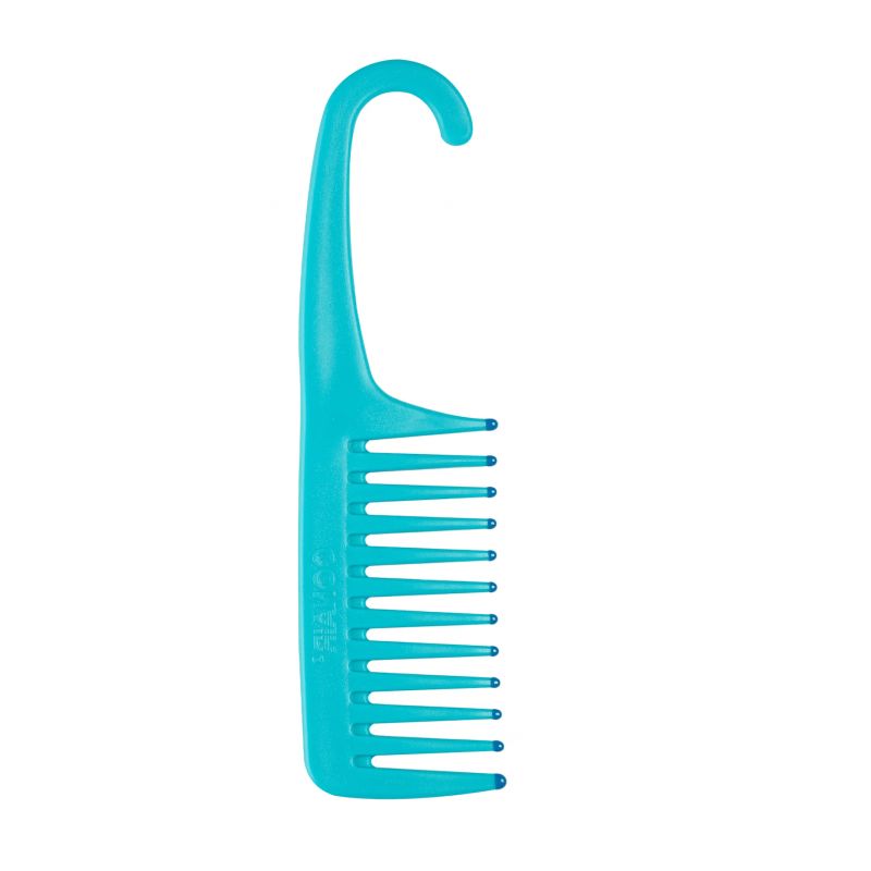 Peigne de Douche Conair - Dent Larges - avec Crochet - Bleu