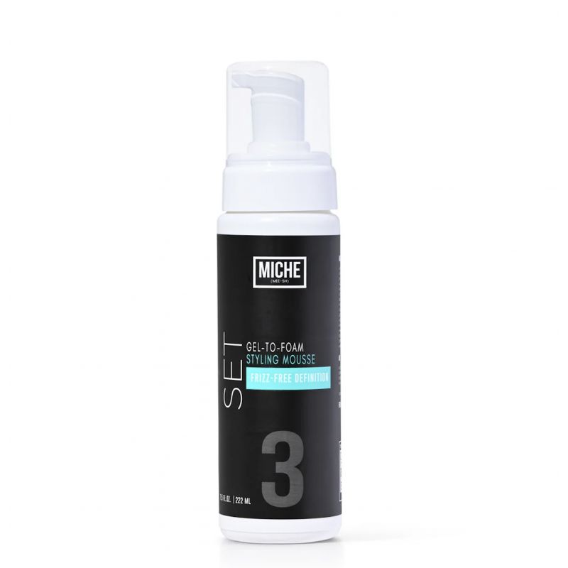 Miche Beauty – SET Gel to Foam Styling Mousse - Vegan - 240ml