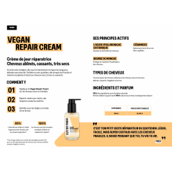 Vegan Repair Cream - Cut By Fred - Crème Réparatrice et Nourrissante150ml