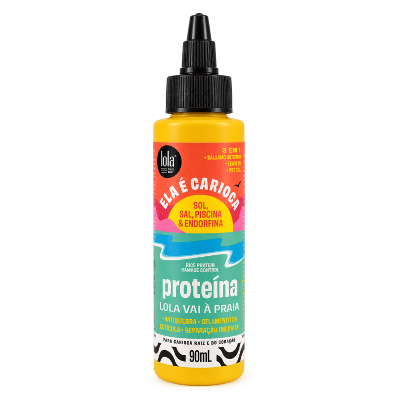 Ela É Carioca - Traitement Protéiné Reconstructeur - Protecteur Solaire- 90ml