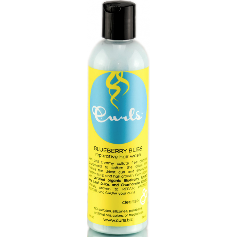 Curls Blueberry Bliss Reparative hair wash