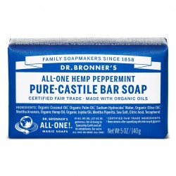 DR. BRONNER'S- Pure Castille Soap - Solid - Peppermint 236ml