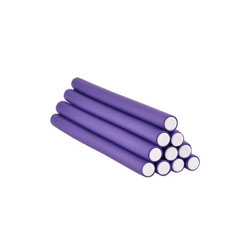 12 Flexi Rods Violet Extra Larges - diamètre 2 cm