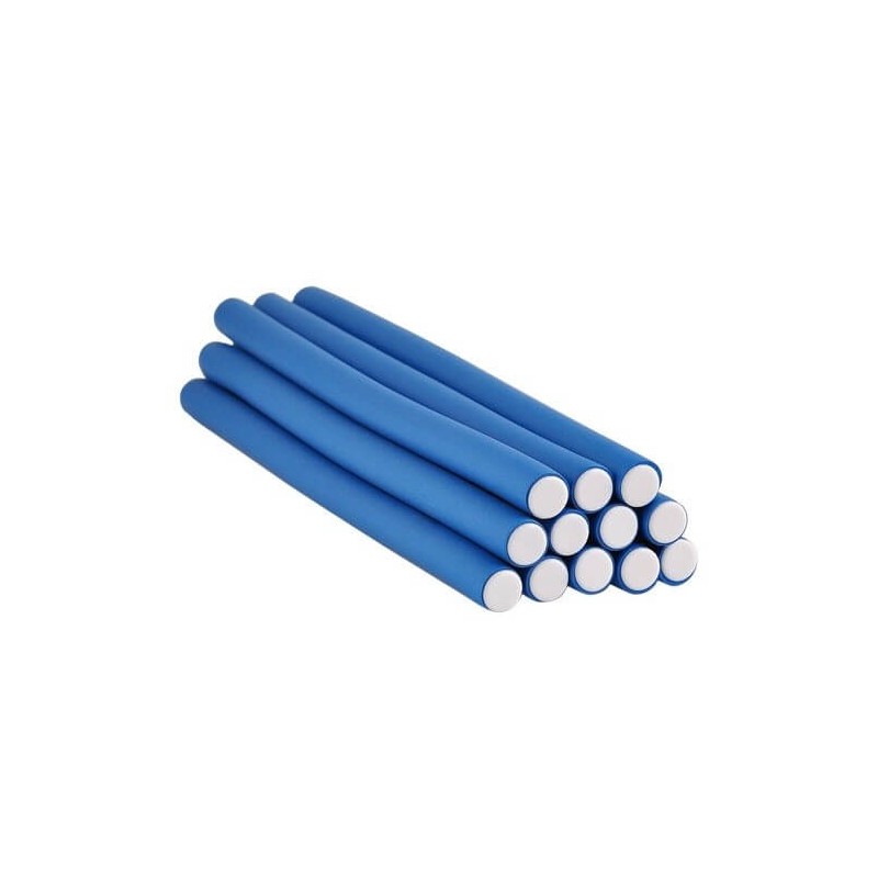 12 Flexi Rods Bleu diamètre 1,4 cm