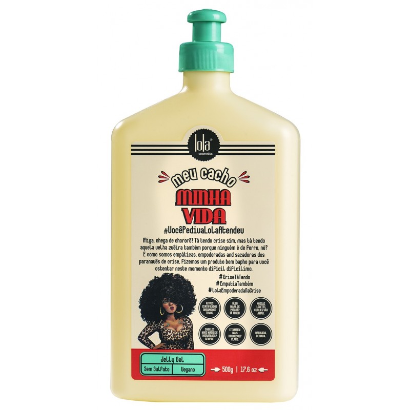Gélée de définition Légèreté et Volume - Meu Cacho Minha Vida Hair Jelly de Lola From Rio - 500ml
