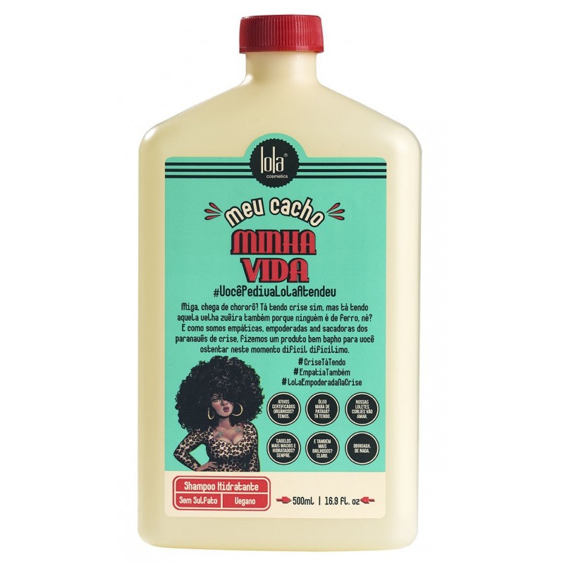 Shampoing Activateur de Boucles - Vegan - Meu Cacho Minha Vida - Lola From Rio - 500ml