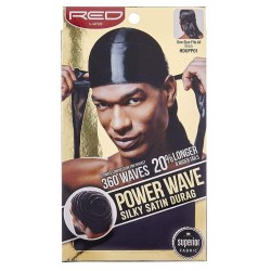 Durag - Power Wave 360° - Black Satin