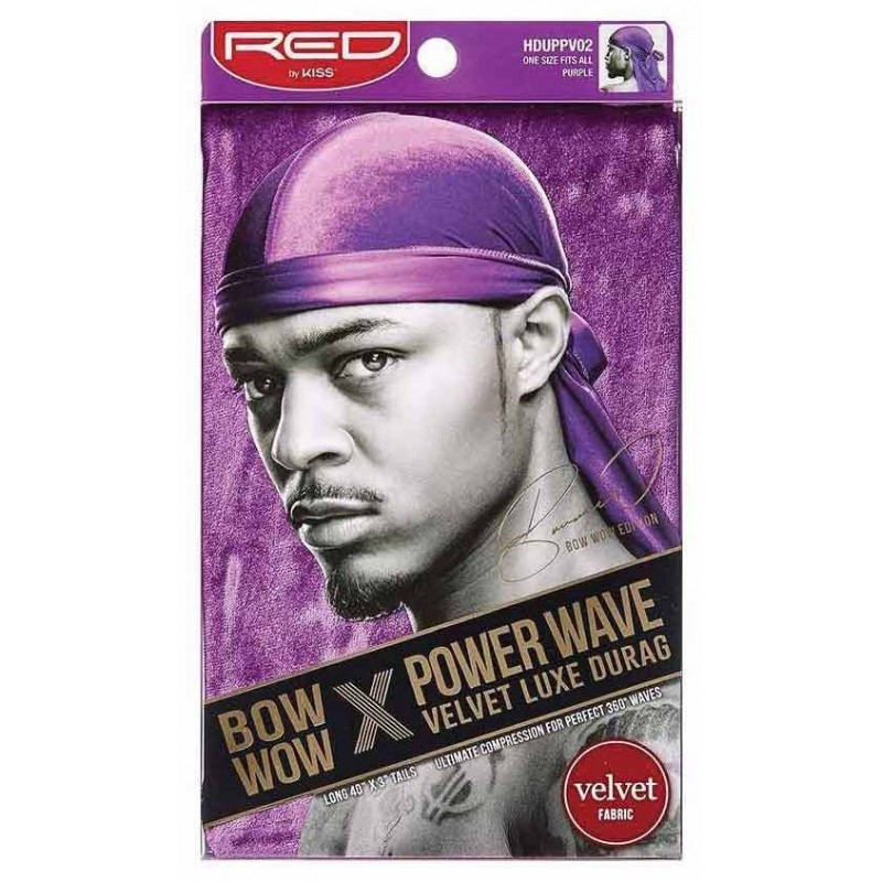 Power Wave Durag Bow Wow - Velvet - Purple