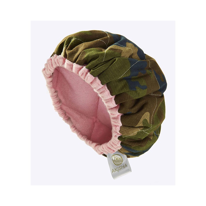 LineSpa - Linseed Thermal Cap - Microwavable - Army Queen