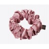 Gentle Kiss 100% pure silk scrunchie - Dreams of Pink - Large