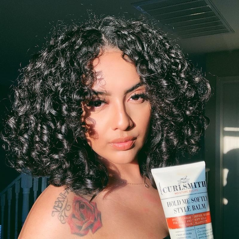 Curlsmith styling balm for curly hair
