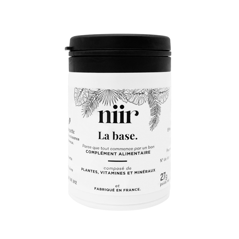 copy of Niir - La Base - Hair Supplement - Vegan - Sans Gluten - Sans Lactose - Sans sucres