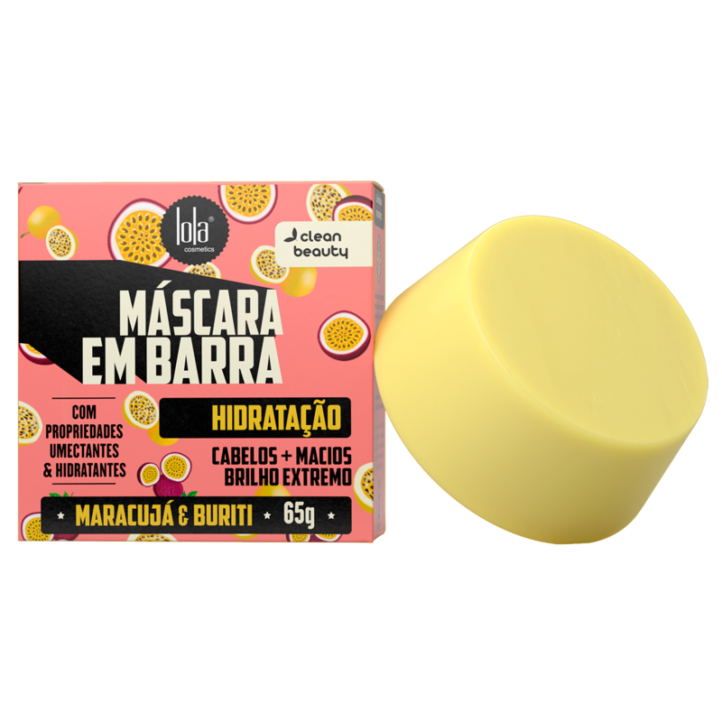 VEGAN - Masque Solide Maracuja et Buruti - Hydratant - 65 gr