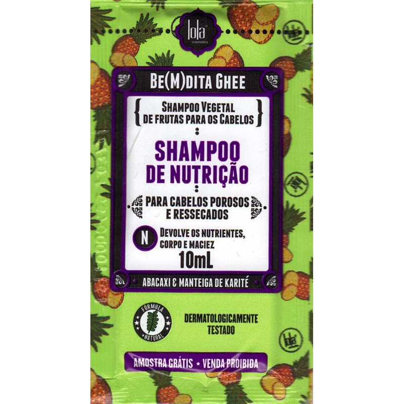 Sample Nutricao shampoo