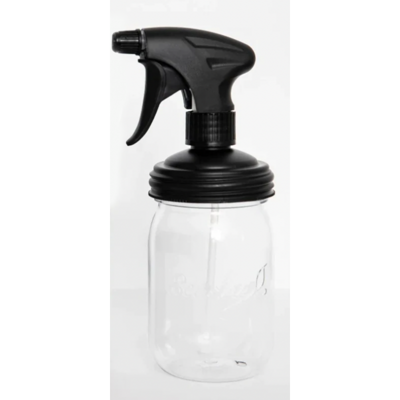 EcoSlay - Mason Jar avec couvercle Spray - 476ml