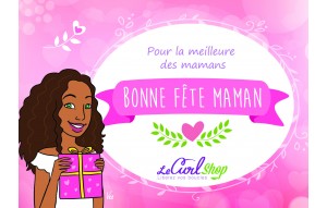 
			                        			Carte Cadeau Fête des Mères - La meilleure des Mamans - Frisés.